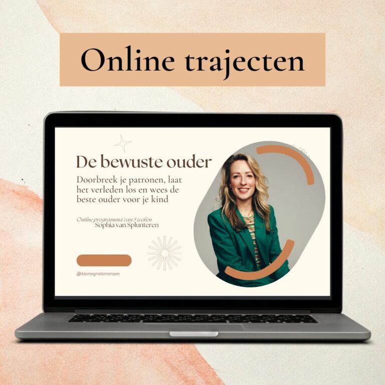 Online trajecten van opvoedcoach Sophia van Splunteren voor peuters, kleuters en dreumes